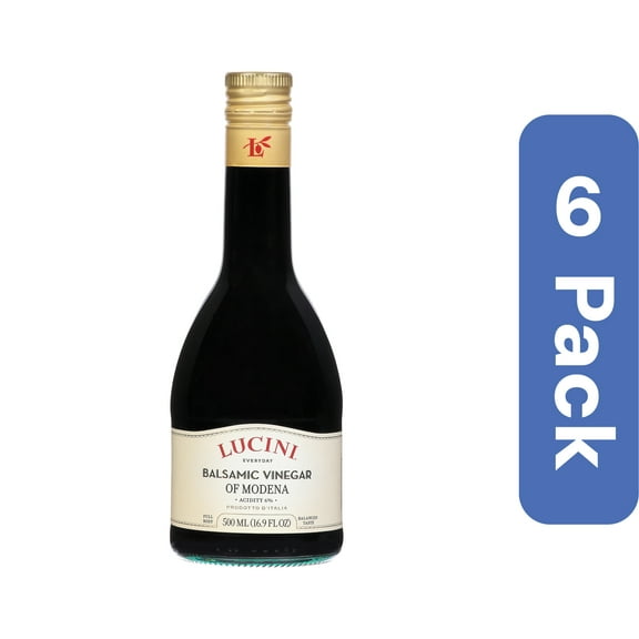 Lucini Balsamic Vinegar of Modena 17 oz (Pack Of 6)