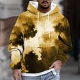 thumbnail image 1 of Sudadera con capucha para hombre, estilo casual, con cuello redondo, estampado, manga larga, blusa de poliéster, 1 of 5