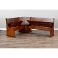 thumbnail image 3 of Sunny Designs BF Nook Long Bench & Corner Back, Wood Seat, 3 of 6