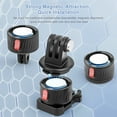 thumbnail image 4 of Mistaha Magnetic Suction Adapter Tripod Adapter Quick Release Base Mount Action Camera Accessories Screws Free, 4 of 8