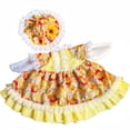 thumbnail image 2 of Porch Goose Outfits, Lovely Summer Floral Goose Costume, Beautiful Flower Design For 23" Statue, Ideal Outdoor Yard And Patio Ornament (B), 2 of 8