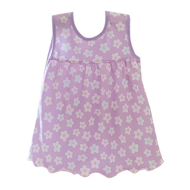 FFENYAN Robe d'Été Sans Manches en Coton pour Bébés Filles - Tissu Respirant à Col Rond en Coton Doux pour 0-2 Ans - Parfait pour les Rendez-Vous et les Tenues Quotidiennes