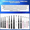 thumbnail image 2 of 10 Pack Toothbrush Heads compatible Fairywill Fw-507/508/(black), 2 of 3