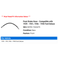 thumbnail image 2 of Front Brake Hose - Compatible with 1939 - 1941, 1946 - 1948 Ford Deluxe 1940 1947, 2 of 2
