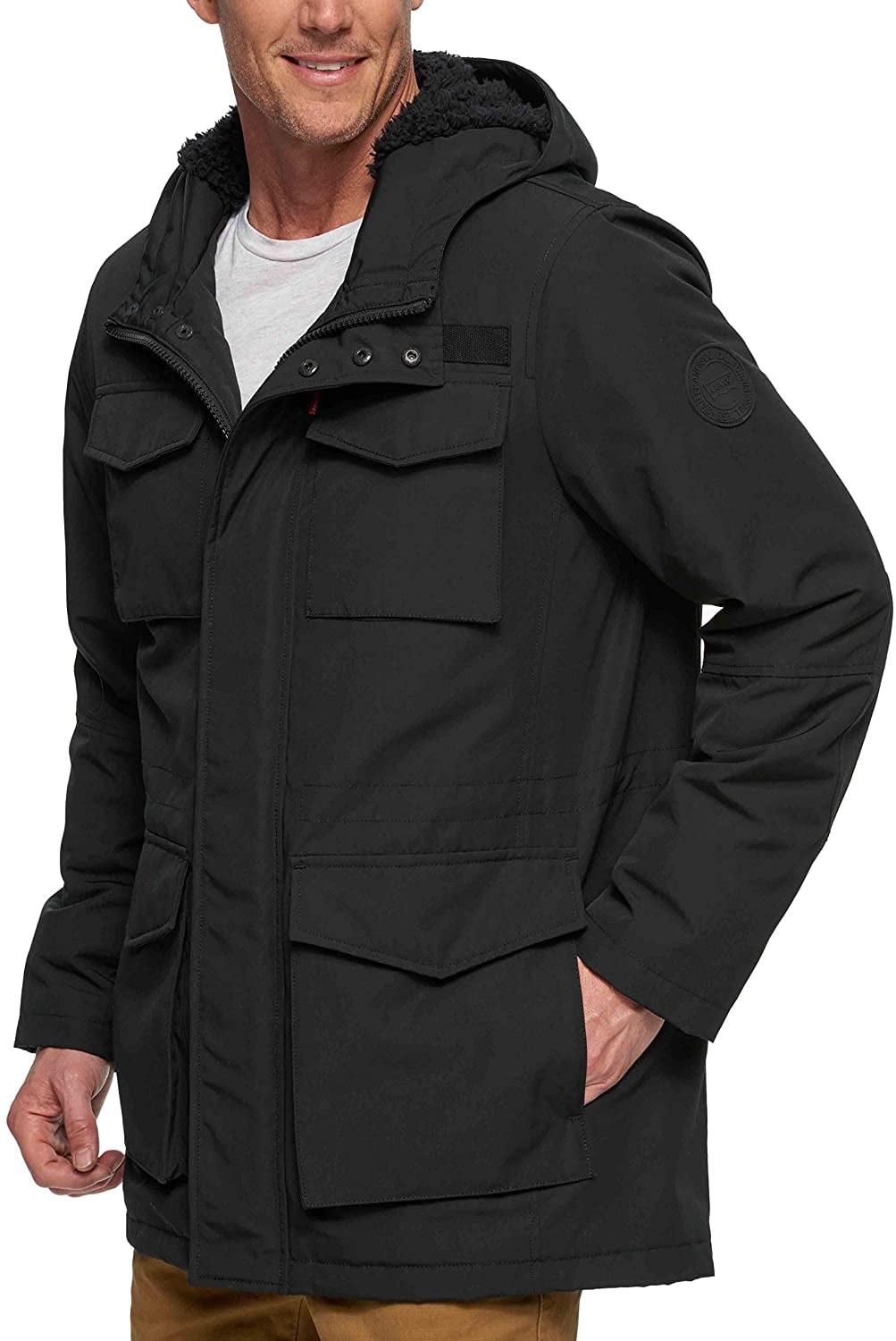 sherpa lined field jacket