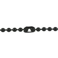 thumbnail image 3 of 9.5mm Extra Large Gunmetal Steel Ball Chain Mens Necklace with Extra Durable Color Protect Finish - 34 inches, 3 of 3