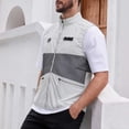 thumbnail image 5 of Men's Mesh Breathable Fishing Vest, Multi Pockets Photography Travel Hiking Waistcoat Full Zip Sleeveless Jacket for Adults Big and Tall Size M-3XL Gray, 5 of 5