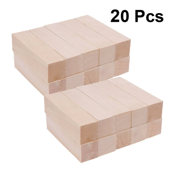 COSMOBETTY Diy Wood Block Diy Wood 20Pcs