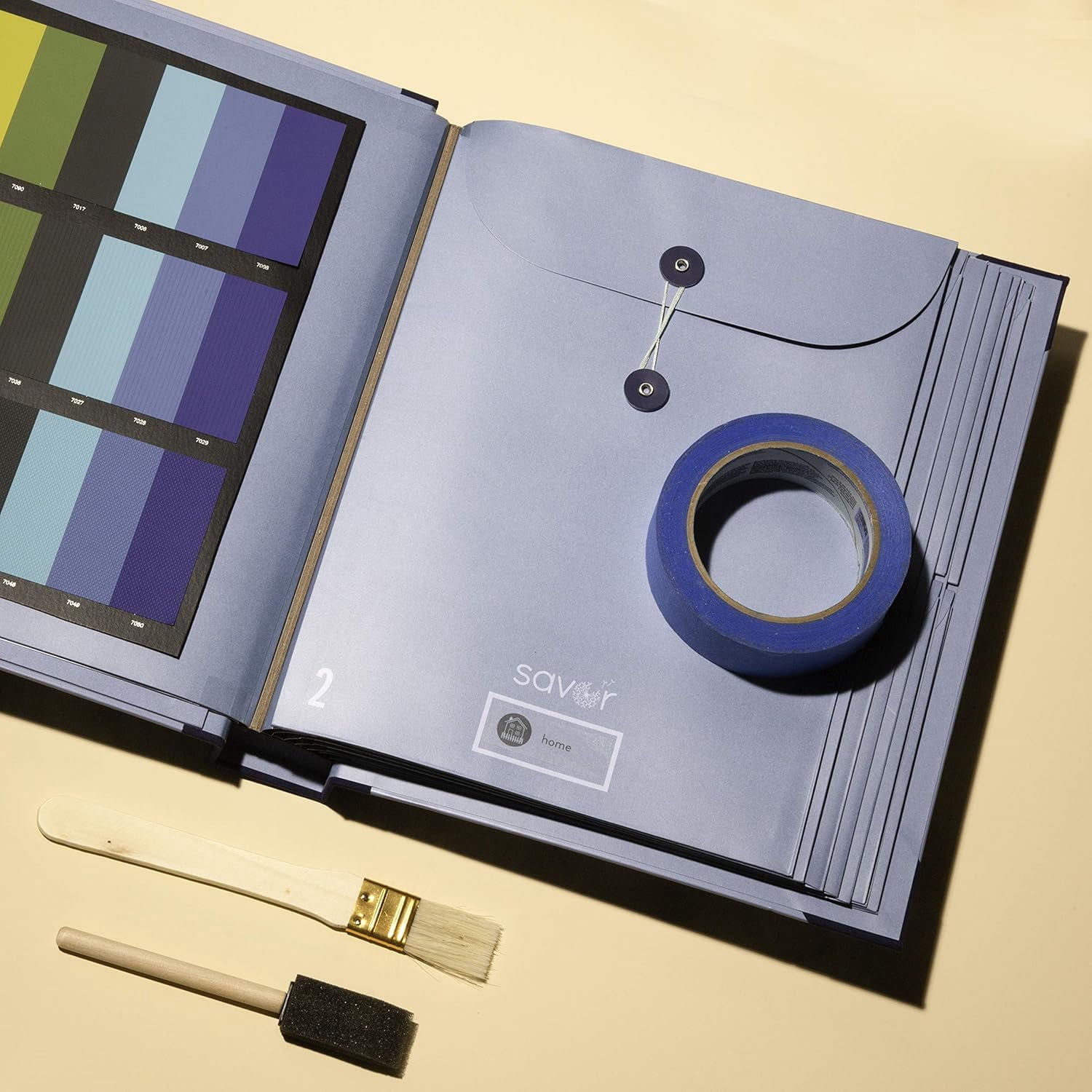 Acid-Free Document Organizer Binder with Guided Labels and 10 Pocket Folders for Home Records, Legal & Medical Papers