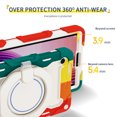 thumbnail image 3 of FJLBDE Case for Lenovo Tab One / K9 8.7 Inch 2025 with 360 Kickstand, Shoulder Strap Carrying Protective Cover, Multicolor Red, 3 of 6