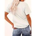 thumbnail image 2 of Cartoon Fairy Pattern, Casual and Fashionable Sports T-shirt, Comfortable and Fitting Short Sleeve Women's T-shirt, Fashionable and Breathable Casual Top - Versatile Top, Suitable for Spring, Summer, 2 of 6