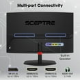 thumbnail image 6 of Sceptre 27" 1080p LED Curved Gaming Monitor, Black, C275W-FW100T, 6 of 6