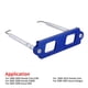 thumbnail image 3 of de sujeción de Varilla de sujeción con ganchos de bandeja de material acero inoxidable Compatible con / CRX y Integra RSX azul shamjiam soporte de corbata de soporte, 3 of 5