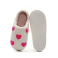 thumbnail image 5 of Women'S Slipper Heart Love Indoor Outdoor House Slipper Fuzzy Fluffy House Shoes Valentine'S Day Gift Cute Flat Slides Pink US: 9.5, 5 of 9