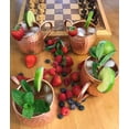 thumbnail image 4 of Moscow Mule Copper Mugs - Pure 100% Solid Hammered, Unlined Copper Cups For Icy Cold Cocktails, 4 of 6