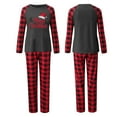 thumbnail image 3 of TAIAOJING Women's Family Matching Christmas Hat Print Long Sleeve Family Matching Christmas Casusal Pajamas Sleepwear Set, 3 of 7