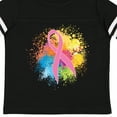 thumbnail image 4 of Inktastic Breast Cancer Awareness Ribbon Art Girls Toddler T-Shirt, 4 of 5