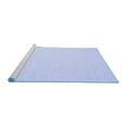 thumbnail image 2 of Ahgly Company Machine Washable Indoor Square Abstract Blue Contemporary Area Rugs, 3' Square, 2 of 4