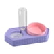 thumbnail image 1 of Comederos para perros y gatos, bebederos y bebederos desmontables. doble violeta, 1 of 9