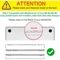 thumbnail image 2 of Fintie Case for MacBook Air 15 Inch A3448/A3241/A3114/A2941 (2023-2026 Release) - Protective Snap On Hard Shell Cover for MacBook Air 15.3" M2/M3/M4/M5 Chip, Crystal Clear, 2 of 9