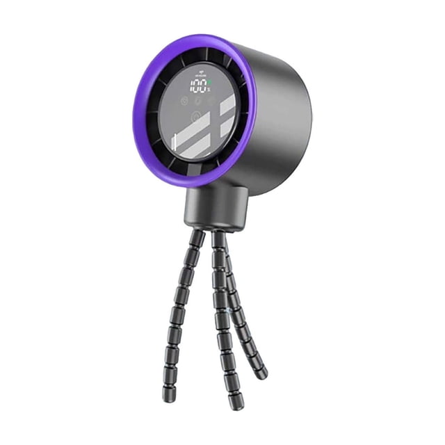 Flexible Octopus Fan with Adjustable Arms, Quiet USB Rechargeable Fan for Home, Office, Travel, and Strollers, 360° Rotation, Ultra Quiet Design, Personal Cooling Fan