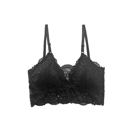 

Larisalt Bras For Women Full Coverage Women s Wired Racerback Athletic Sports Bra with Underwire Black One Size