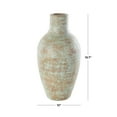 thumbnail image 3 of DecMode 20" Antique Style Textured Patina Brown Ceramic Vase, 3 of 9