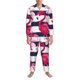 thumbnail image 3 of Balery Pink Flamingos Pijama para Hombre de Dos Piezas con Manga Larga, Conjunto de Dormir y Descanso Suave con Bolsillos-Small, 3 of 7