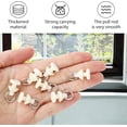thumbnail image 5 of HWZWT 50pcs Plastic Curtain Track Slide Pieces Plastic Curtain Track Slide Ceiling Sliding Curtain Track Hook Curtain Track Bracket Sliding Roller Window Shower Curtain Pulley Curtain T, 5 of 5