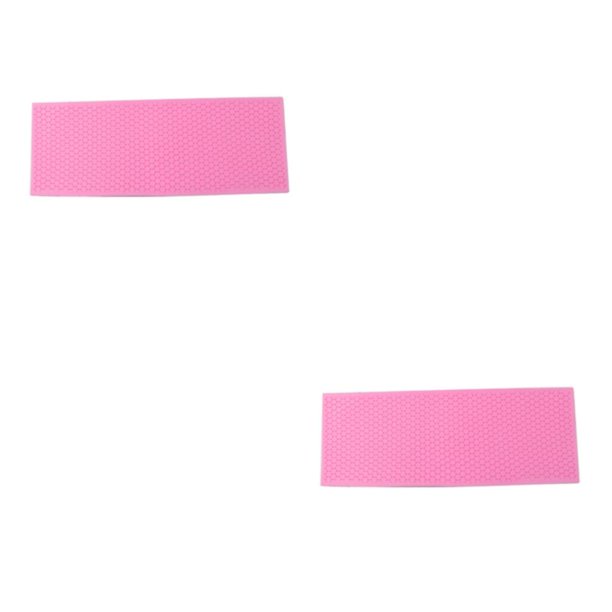Advancent Molde de silicona para pastel de Fondant, molde para figuras de azúcar, moldes de Chocolate, galletas, utensilios para hornear Rosa Tipo 1 2piezas