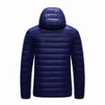 thumbnail image 3 of POIUYTR Men's Warm Puffer Jacket Winter Coat Lightweight Windproof Insulated Down Jackets for Snow Ski with Detachable Hood, 3 of 5