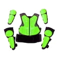 thumbnail image 1 of Colaxi Kids Motorcycle Protectors Suit Knee Elbow Pads Easy Wear Riding Protection Set for Cycling Outdoor Balance Biking Activities Green, 1 of 8