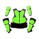 thumbnail image 1 of Traje protector infantil para motociclistas, rodilleras y coderas para ciclismo, patinaje y actividades al aire libre. Verde, 1 of 9