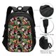 thumbnail image 3 of Balery Watercolor Tropical Flowers Mochila con carga USB para hombre y mujer - Mochila impermeable y antirrobo para portátil con puerto USB para viajes, trabajo, estudios y universidad, 3 of 7