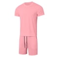thumbnail image 5 of Short Sets for Men 2 Piece Mens T-Shirts and Shorts Summer Set Beach Outfits Mens Matching Set, 5 of 6