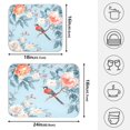 thumbnail image 2 of Ryvnso Floral Bird Dish Drying Mat for Kitchen Countertop 16x18 Small Dish Pad Drainer Rack Dish Sink Mats, 2 of 7