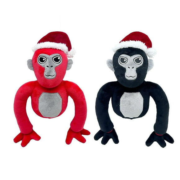 Gorilla Tag Plush Santa Hat Gorilla Doll--Jinjin