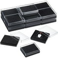 thumbnail image 2 of 16Pcs Clear Plastic GiftBox For Pin 1.6x2.1x0.6 Inch Small Badge StorageBox with Sponge Inner Rectangle Lapel DisplayBox with Clear Lid for Pin Badge Display Storage, 2 of 9