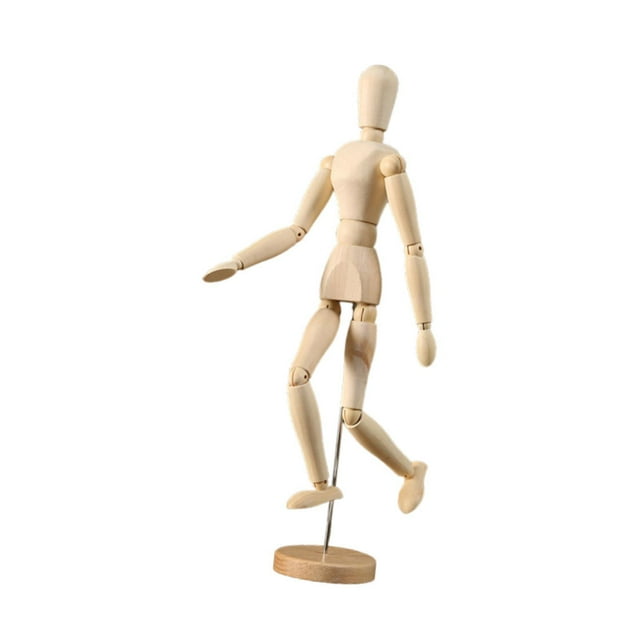 veasfak Artist Mannequin Model Flexible Body Joints with Stand Human Figure Puppet Model XL