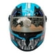 thumbnail image 2 of CASCO PARA MOTO CERRADO INFANTIL BUMBLE POCKET SPEED A-HELMET VISOR TRANSPARENTE CERTIFICADO DOT AZUL BRILLANTE TALLA L, 2 of 4