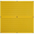 thumbnail image 1 of Wall Control 32"x16" Horizontal Pegboard Garage Organizer, Yellow (2 Pack), 1 of 9