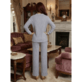 thumbnail image 3 of Conjunto de Suéter y Pantalón Acanalado Diseño Elegante y Versátil para Mujer, 3 of 5