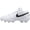 White/Black, variant on Jordan 1 Low Kid's Multisport Baseball Football Cleats Size 10