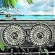 thumbnail image 2 of Dual Car Fan, Portable Vehicle Fan, Vehicle-mounted Usb Fan, 360 Rotat, Car Ing, Car Fan, Desk Fan With 3-speed, 2 of 4