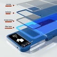 thumbnail image 2 of for Samsung Galaxy Z Flip 4 Case with Hinge Protection, Carbon Fiber Texture Slim Shockproof Durable Anti-Scratch Hard PC Protective Phone Cover Case for Samsung Galaxy Z Flip 4, Blue, 2 of 6