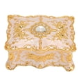 thumbnail image 2 of Vintage Jewelry Box, Small Jewelry Box European Style Exquisite Hand Carved  For Necklace Gold Red,Gold White,Gold Blue, 2 of 8