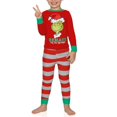 thumbnail image 1 of Pyjamas de Noël Assortis pour la Famille Adulte Enfant The Grinch Ensemble de Pyjamas, 1 of 2