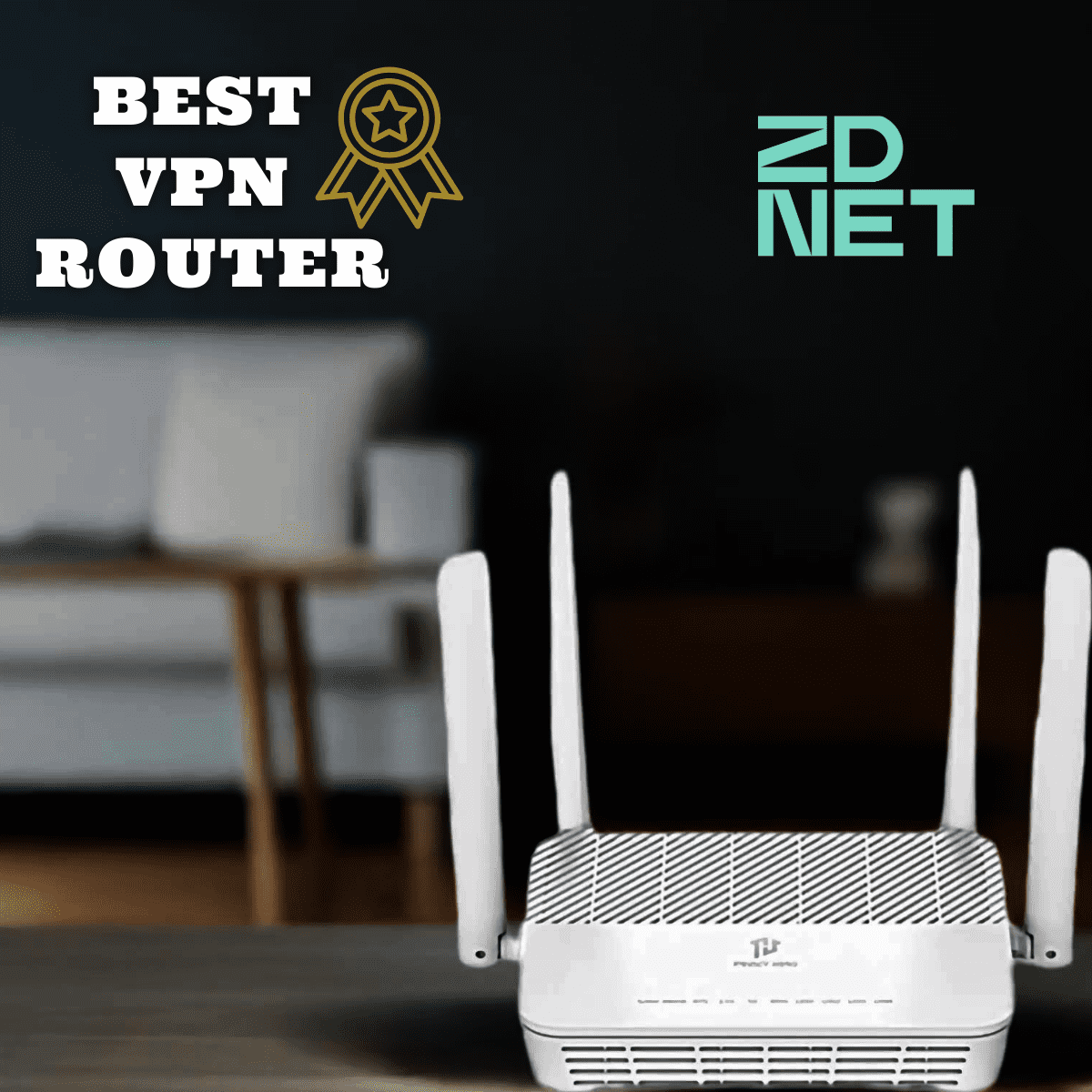 Privacy Hero 2 Wireless Home Internet VPN Router - Free 1 Year NordVPN, Ad Blocking, Parental Controls