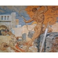 thumbnail image 3 of Alexander Rothaug 24x20 Black Modern Framed Museum Art Print Titled - Apollo, Sending Out the Plague Arrows (Around 1920), 3 of 5