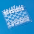 thumbnail image 7 of shieny International Glass Chess Set 10 Inch Chess Board and 32 Clear Glass Pieces Chess Gift for Adults Beginners, 7 of 7